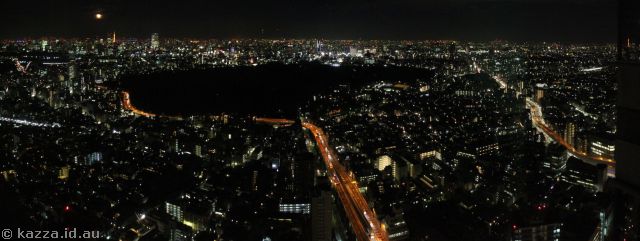 View from our room at the Park Hyatt Hotel